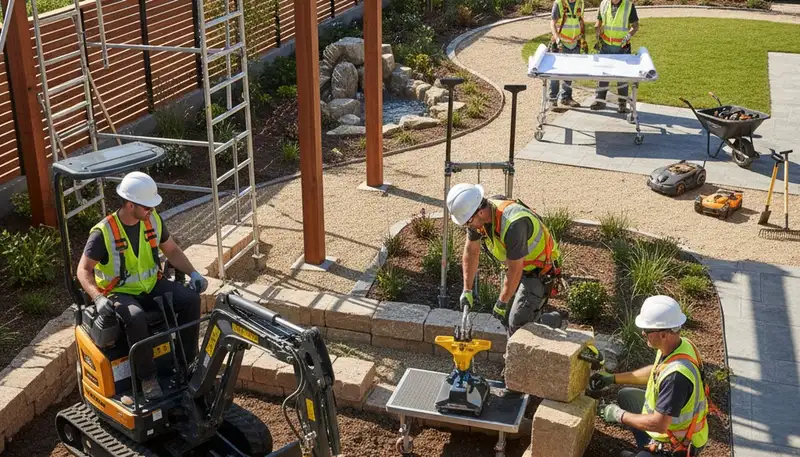 Landscape design for tree service in Troy, MI, with outdoor property planning and tree care expertise