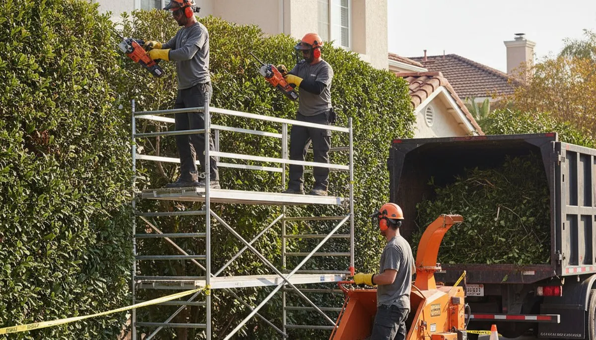 Shrub removal service in Troy, MI by Tree Service Troy MI for overgrown landscape cleanup