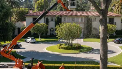 Tree service crew providing professional tree care in Troy, MI