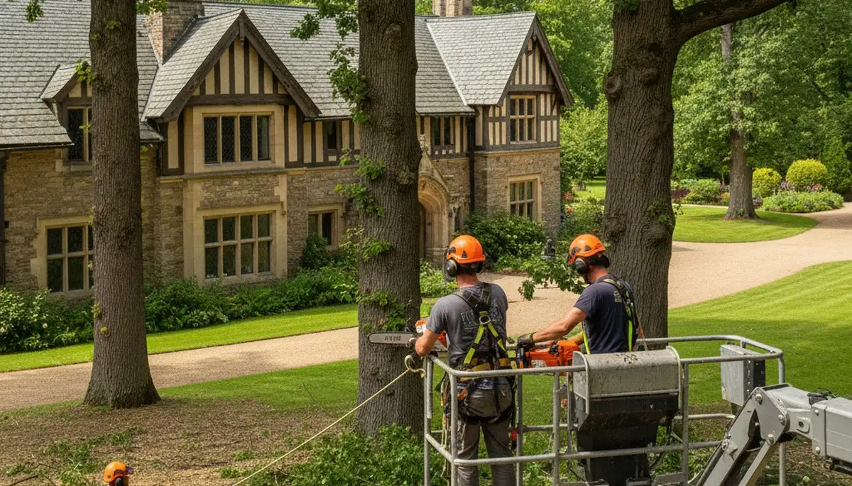 Tree service crew in Troy, MI providing professional tree care and removal services